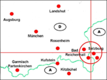 12 Gemeinden rund um den Untersberg -A
